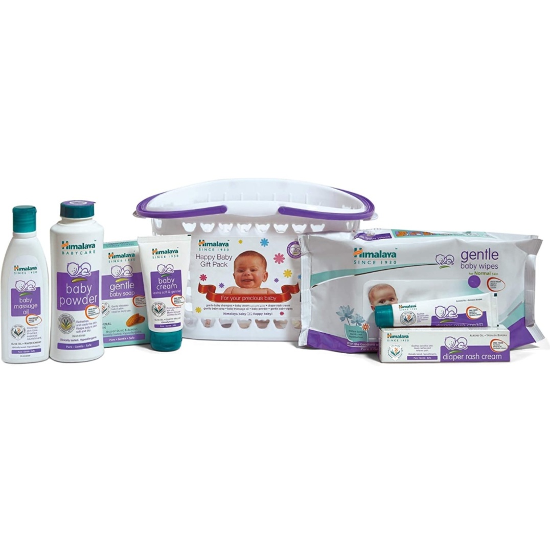 Himalaya Happy Baby Gift Pack|Himalaya Baby Products Review|Baby products.  | Happy baby, Baby gift packs, Gentle baby