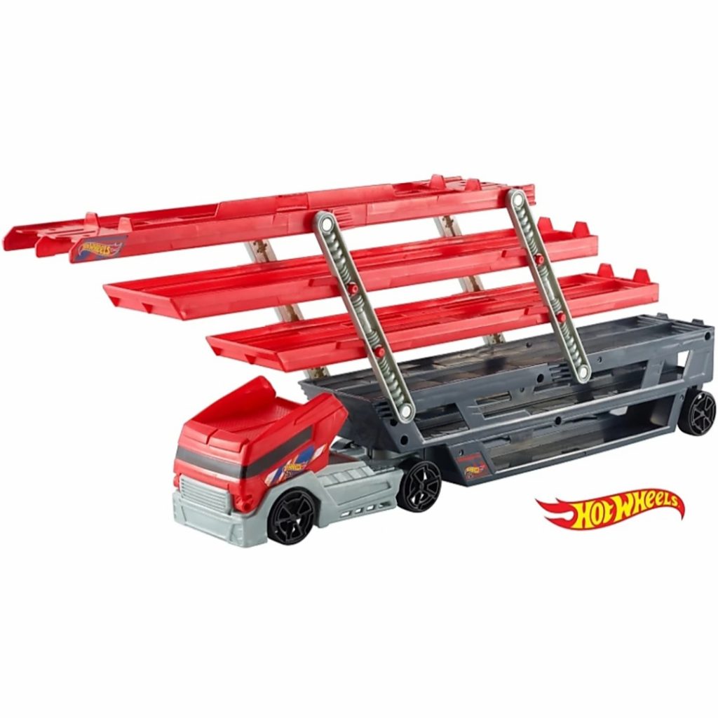 Hot Wheels City Mega Hauler Truck – Red Black – JUNIOR