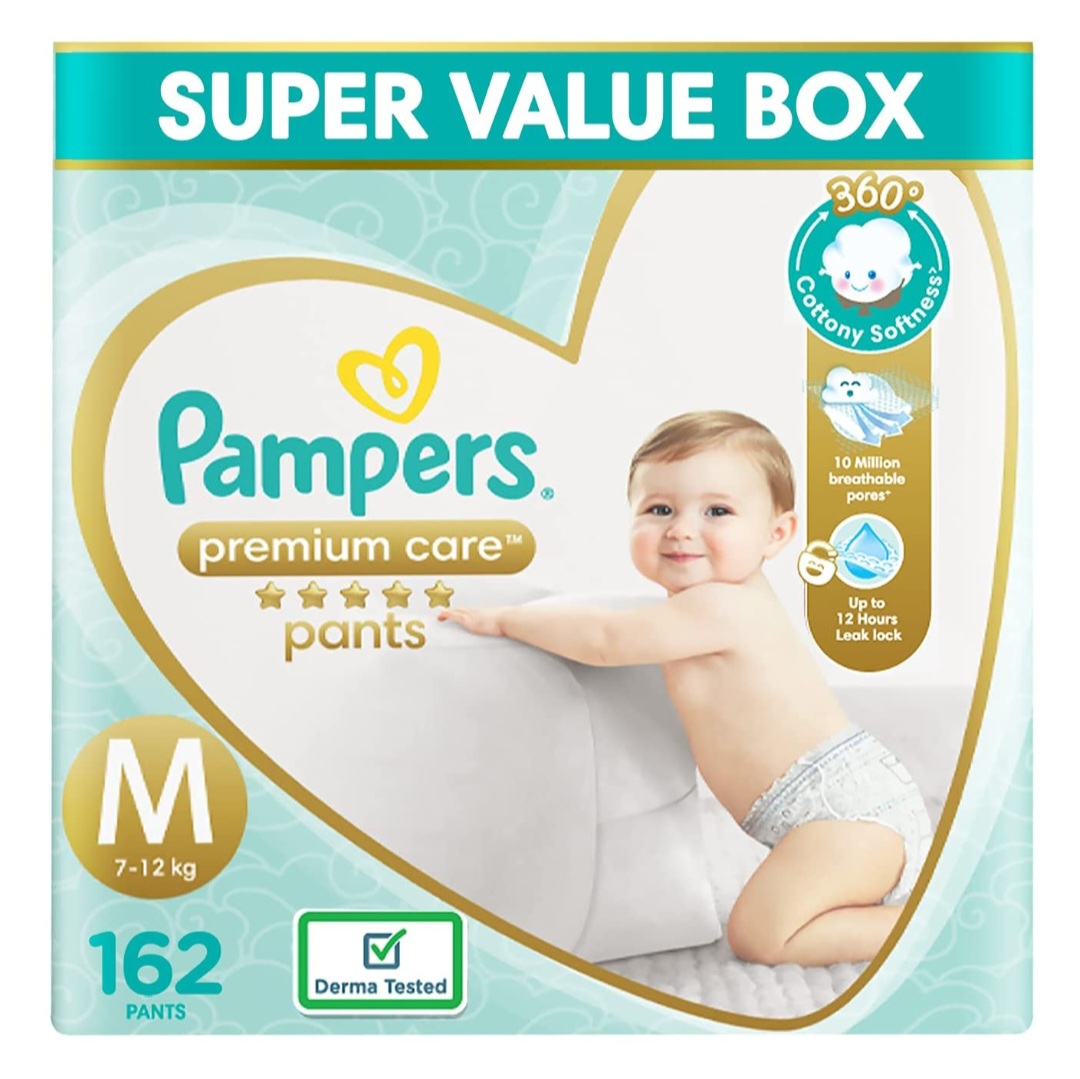 Pampers Premium Care 70 Pants, New Born, Extra Small size baby diapers  (NB,XS) | eBay