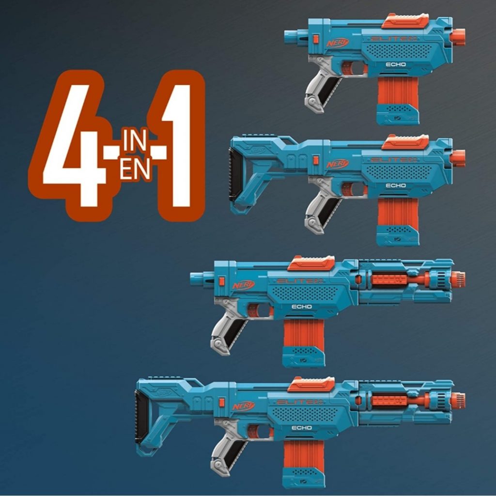 NERF Elite 2.0 Echo Cs-10 Blaster, 24 Darts, 10-Dart Clip