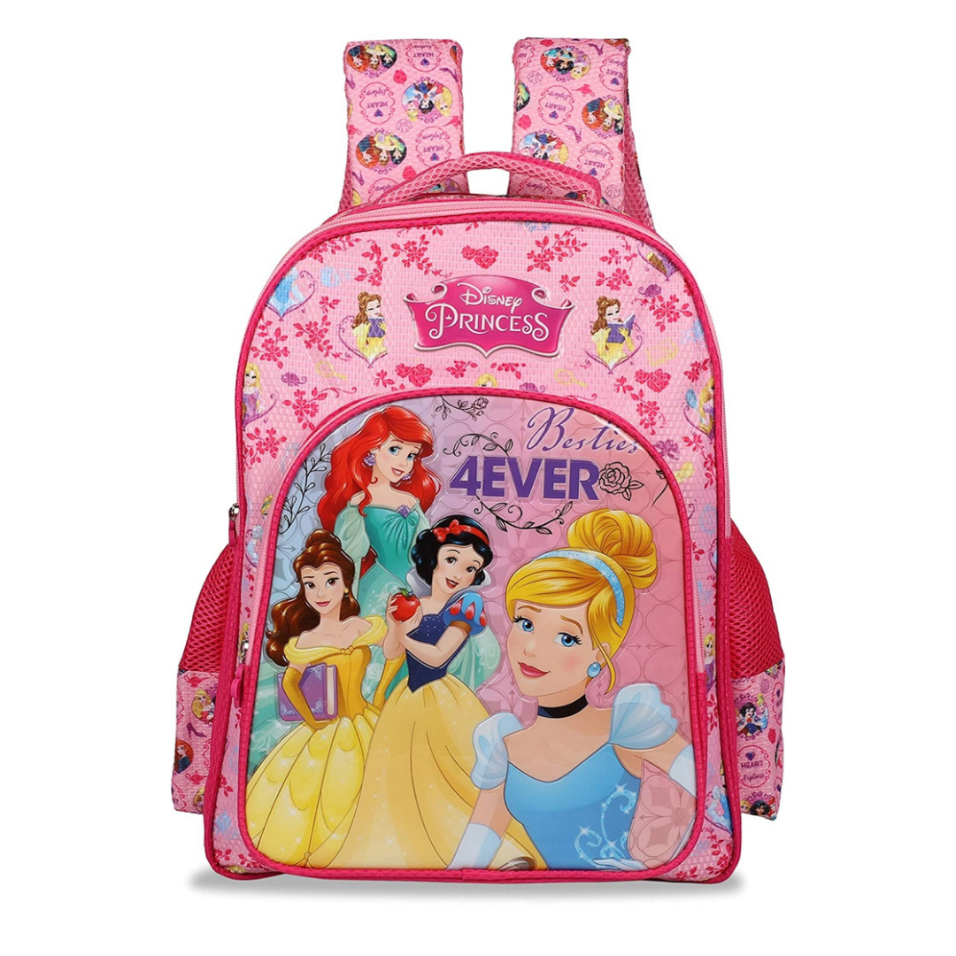 Fabric Nursery Kids Backpacks School Bags for Baby Girls with Check Print  and Teddy Toy