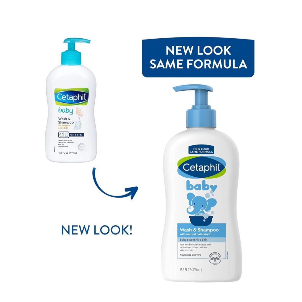 Cetaphil Baby Wash Shampoo with Organic Calendula Hair Body