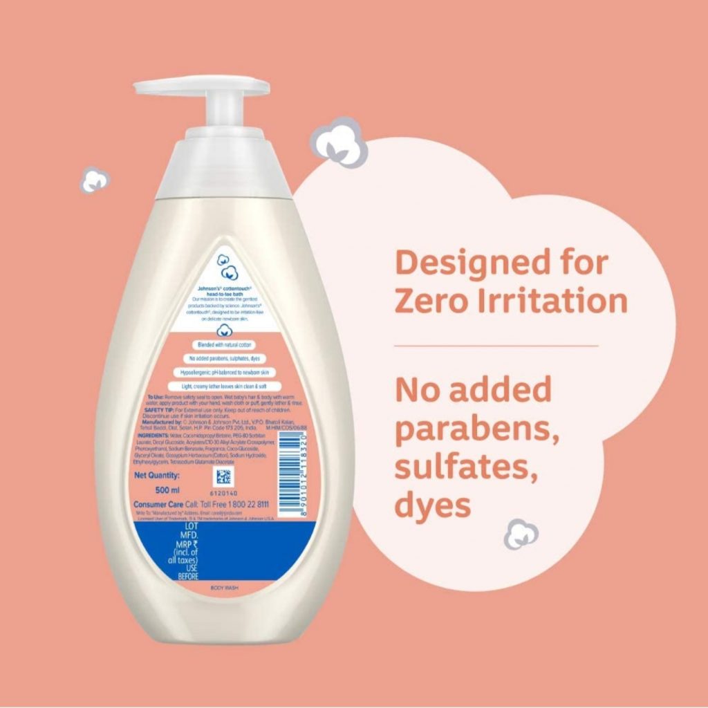 Johnson Cotton Touch Johnson Baby Wash And Shampoo Johnson's Baby