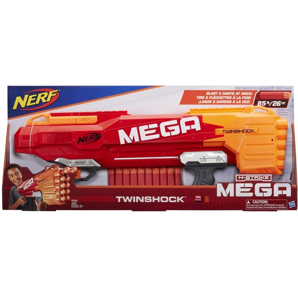 Nerf Mega Twinshock Figure Action Gun Blasters for Kids – JUNIOR