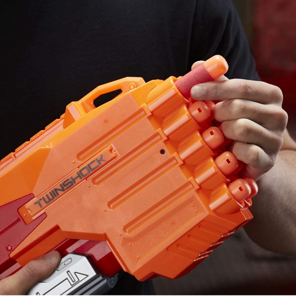 Nerf Mega Twinshock Figure Action Gun Blasters for Kids – JUNIOR