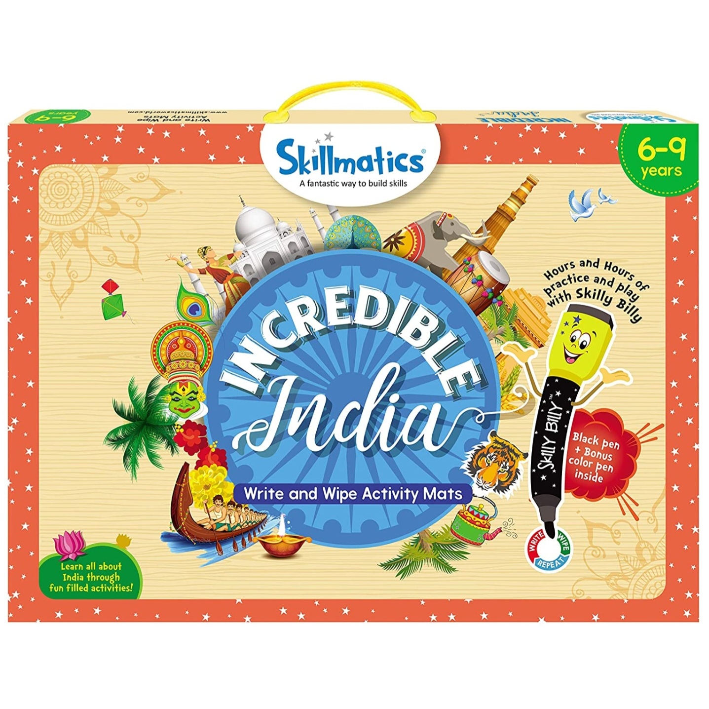 Skillmatics Educational Game : Incredible India Reusable Activity Mats Gifts  & Creative Learning for Kids – Multicolour – JUNIOR SHOP.in