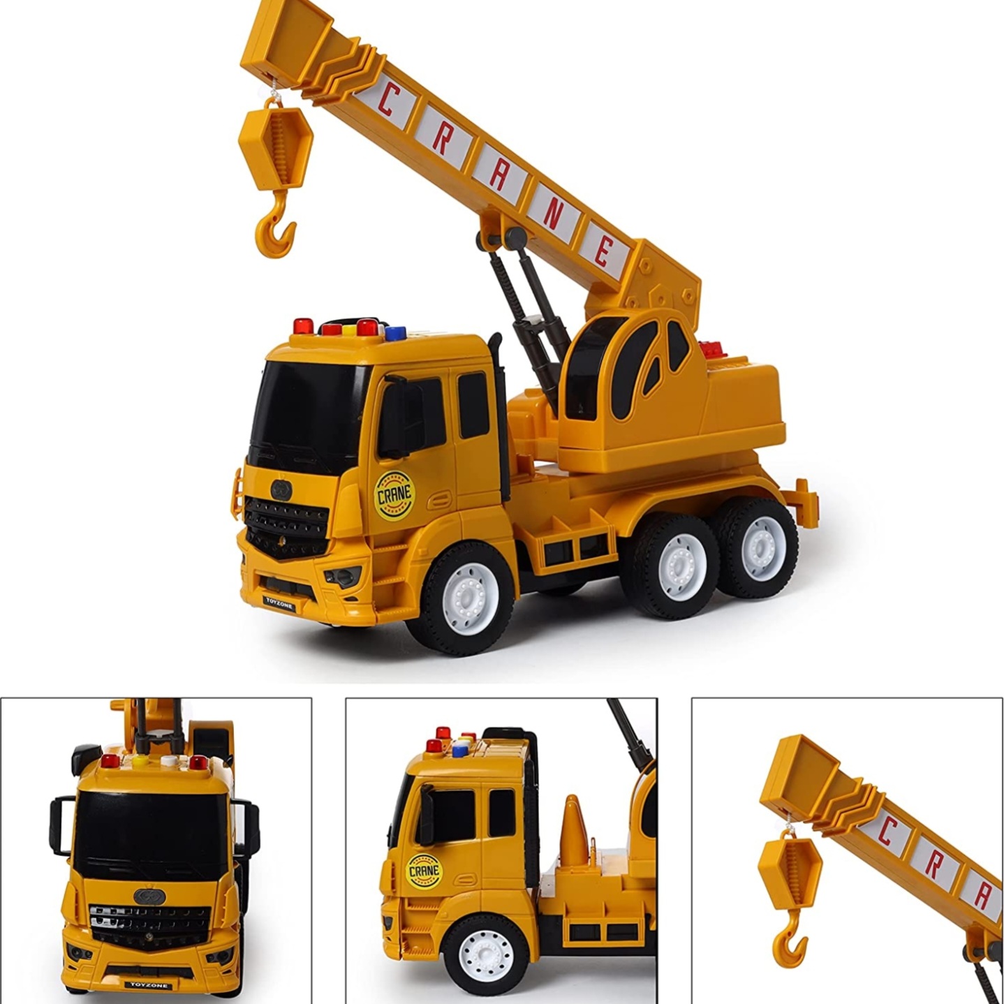 Toyzone Friction Powered Crane Toy- Yellow – JUNIOR SHOP.in