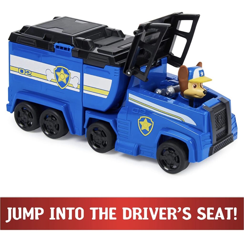 PAW Patrol Big Truck Pup's Chase Transforming Toy Trucks with