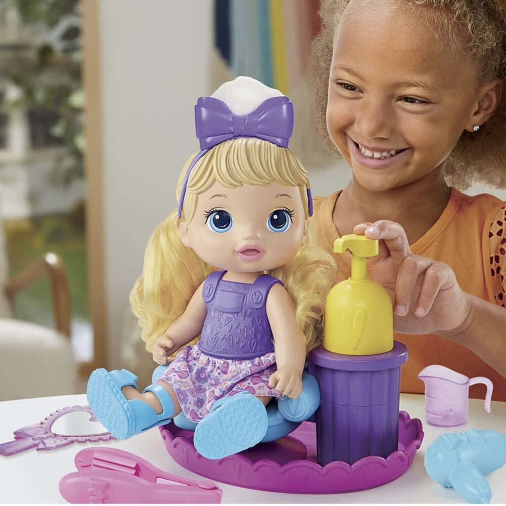 Baby Alive Sudsy Styling Doll, 12-Inch Toy for Kids Ages and Up